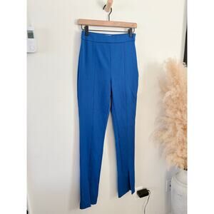 ‼️3/$30‼️ Reserved Blue Split Leg High Rise Trouser Pants Medium Career